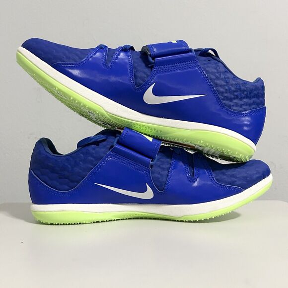 Nike Air Zoom High Jump Elite “Racer Blue Lime” Men’s Size 6 Track Spikes - Picture 6 of 9